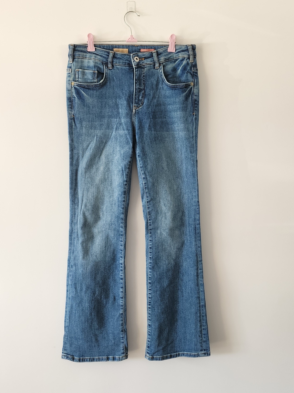 Pilcro The Demilune Bootcut Jeans Women 28 Blue Stretch High Rise Anthropologie
